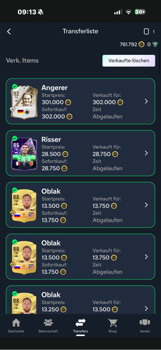Cashout-Screenshot von cj2505